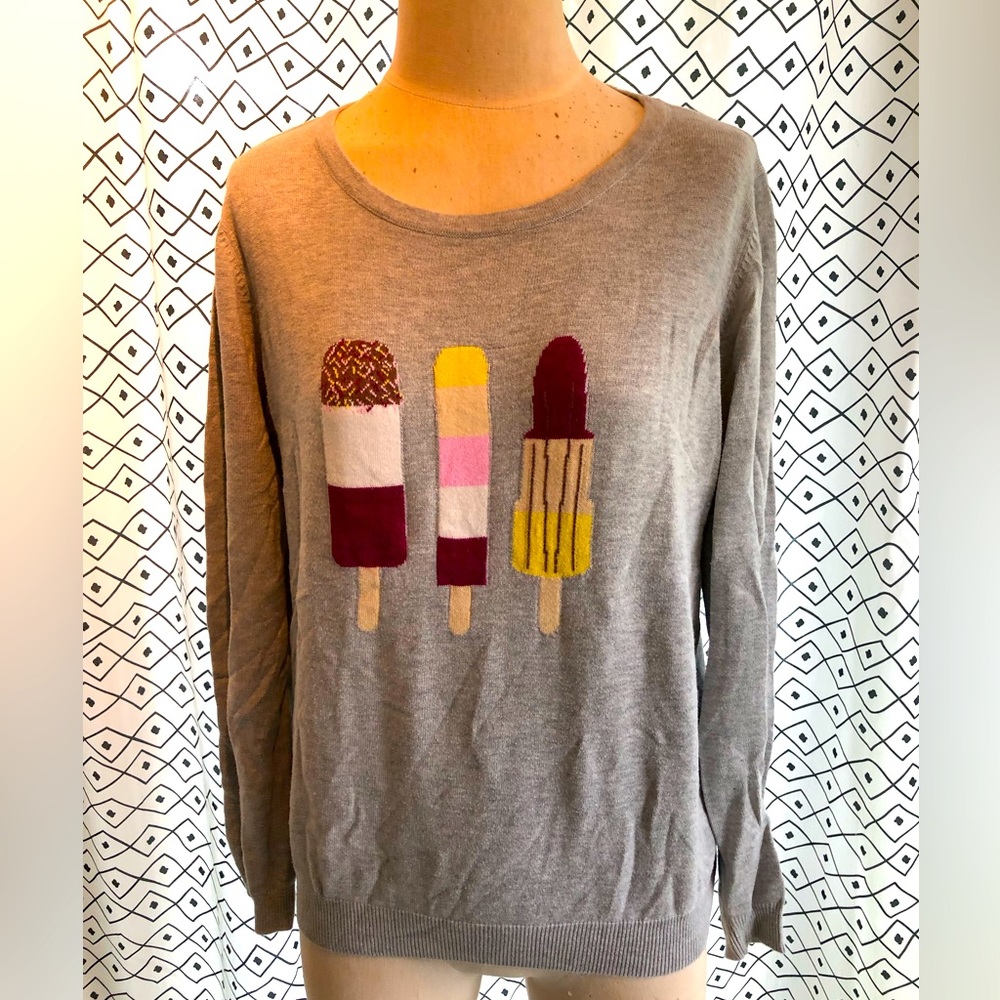 Sugarhill boutique sweater with popsicles!